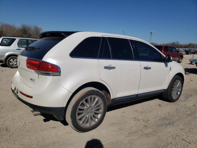 2LMDJ6JK8DBL14601 - 2013 LINCOLN MKX WHITE photo 3