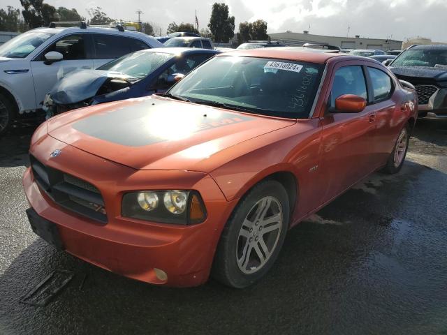 2B3KA53H96H288918 - 2006 DODGE CHARGER R/T ORANGE photo 1