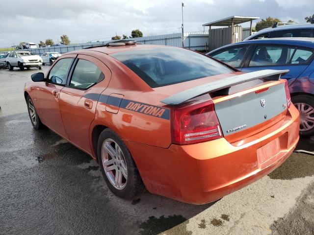 2B3KA53H96H288918 - 2006 DODGE CHARGER R/T ORANGE photo 2