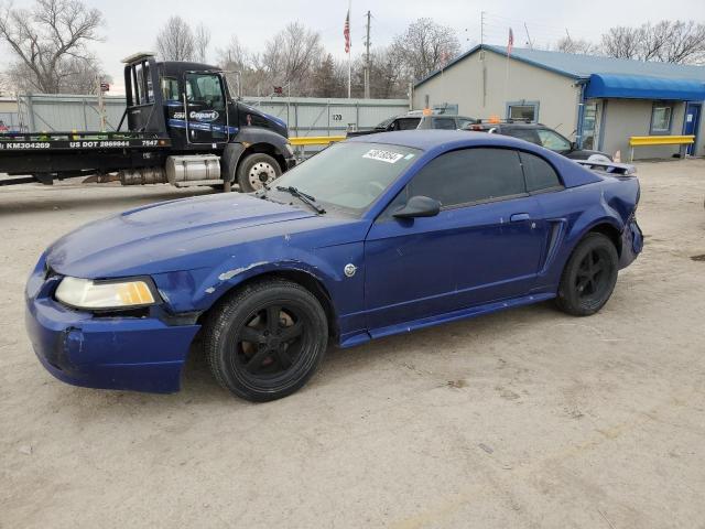 1FAFP40604F180462 - 2004 FORD MUSTANG BLUE photo 1