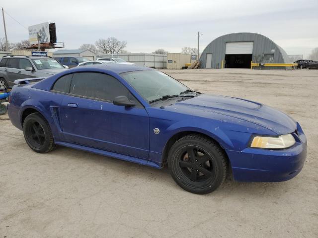 1FAFP40604F180462 - 2004 FORD MUSTANG BLUE photo 4