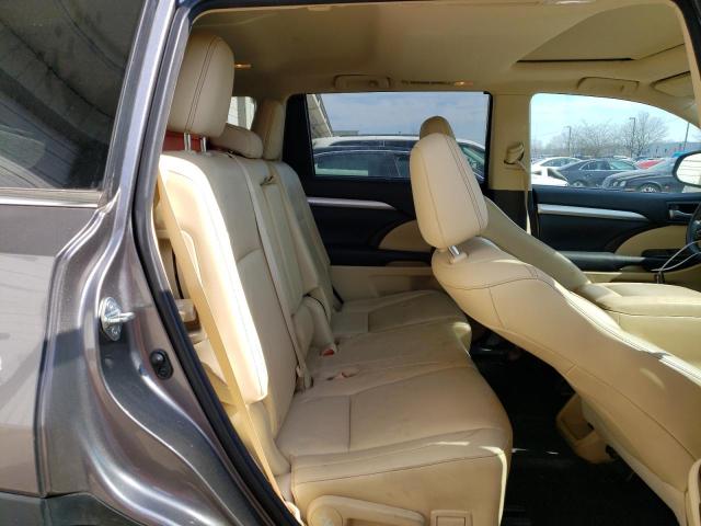 5TDKKRFH6FS092659 - 2015 TOYOTA HIGHLANDER XLE CHARCOAL photo 11