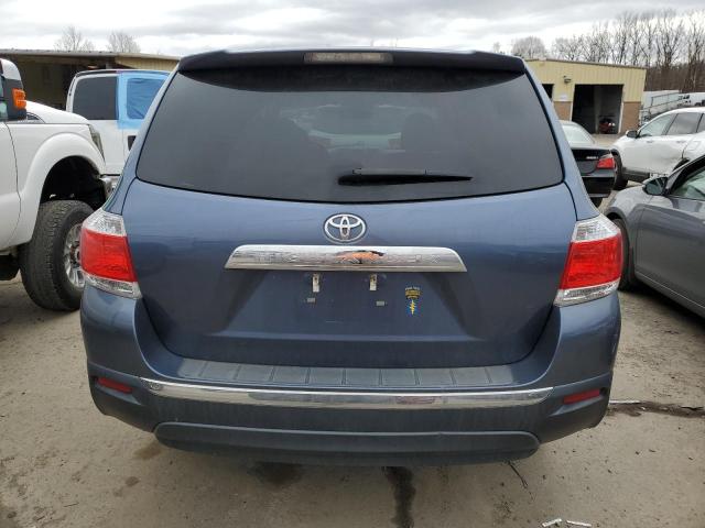 5TDZA3EHXDS044840 - 2013 TOYOTA HIGHLANDER BASE أزرق صورة 6