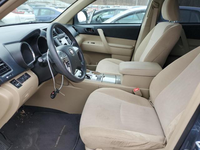 5TDZA3EHXDS044840 - 2013 TOYOTA HIGHLANDER BASE أزرق صورة 7