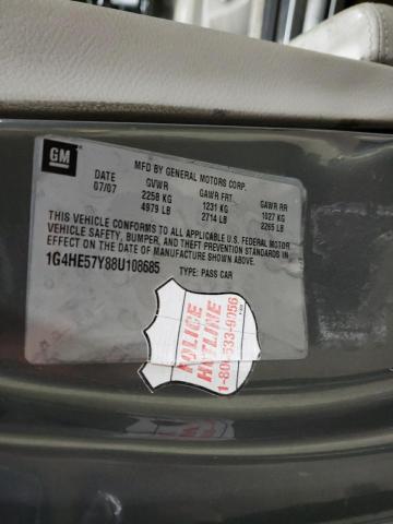 1G4HE57Y88U108685 - 2008 BUICK LUCERNE CXS GRAY photo 12