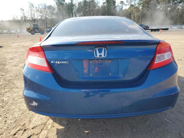 2HGFG3B85CH505737 - 2012 HONDA CIVIC EX BLUE photo 6