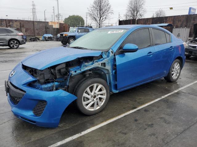 JM1BL1V80C1576951 - 2012 MAZDA 3 I BLUE photo 1