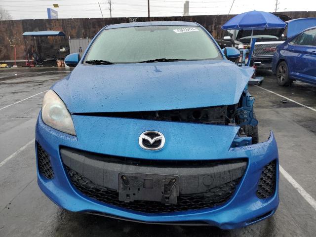 JM1BL1V80C1576951 - 2012 MAZDA 3 I BLUE photo 5