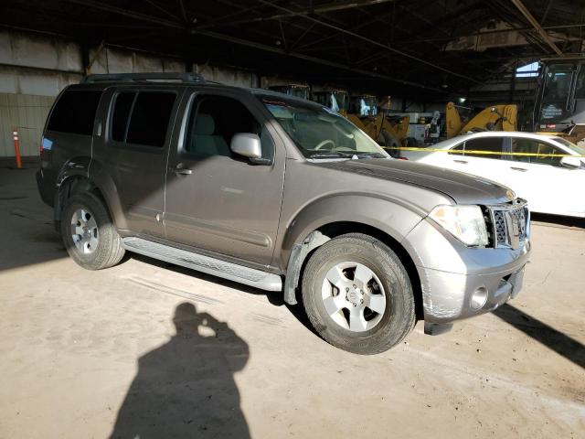 5N1AR18W85C767301 - 2005 NISSAN PATHFINDER LE TAN photo 4
