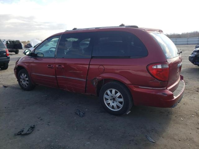 2C4GP64L35R174157 - 2005 CHRYSLER TOWN & COU LIMITED RED photo 2