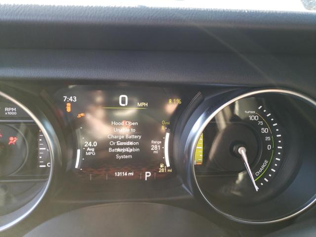 1C4JJXP6XNW236020 - 2022 JEEP WRANGLER U SAHARA 4XE WHITE photo 9