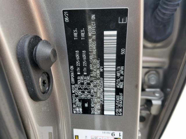 JTJGARDZ9M5030659 - 2021 LEXUS NX 300 BASE 银色 照片 13