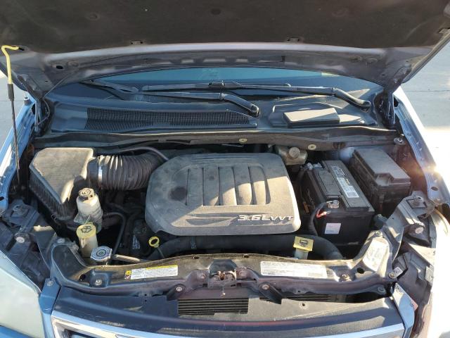 2C4RC1CG5CR125129 - 2012 CHRYSLER TOWN & COU TOURING L BLUE photo 12