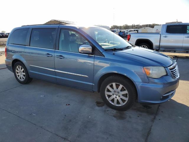 2C4RC1CG5CR125129 - 2012 CHRYSLER TOWN & COU TOURING L BLUE photo 4