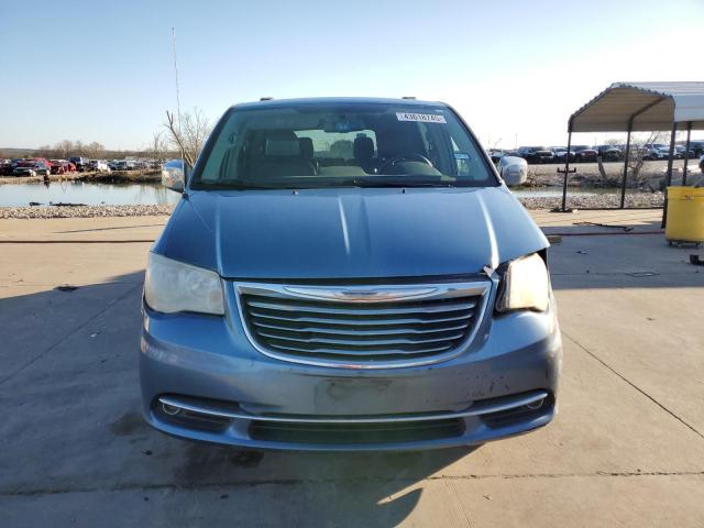 2C4RC1CG5CR125129 - 2012 CHRYSLER TOWN & COU TOURING L BLUE photo 5