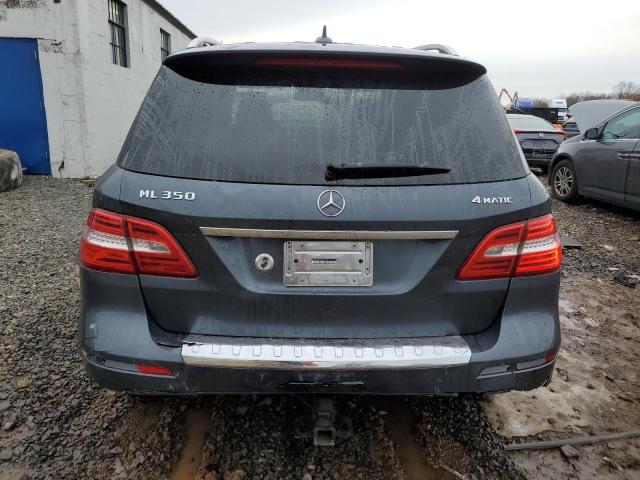 4JGDA5HB8EA411094 - 2014 MERCEDES-BENZ ML 350 4MATIC CHARCOAL photo 6