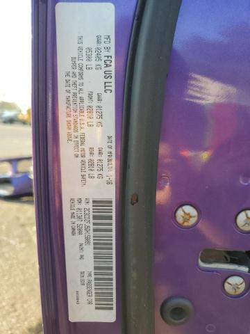 2C3CDZFJ5GH158091 - 2016 DODGE CHALLENGER R/T SCAT PACK PURPLE photo 13