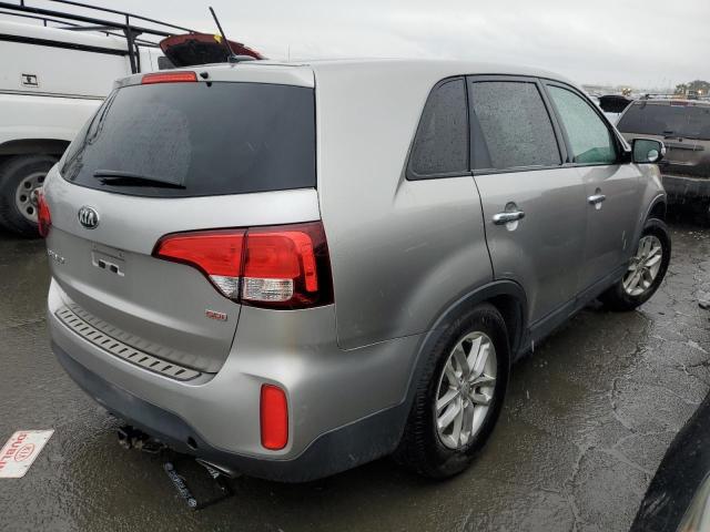 5XYKT3A63FG621921 - 2015 KIA SORENTO LX SILVER photo 3