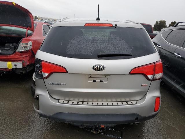 5XYKT3A63FG621921 - 2015 KIA SORENTO LX SILVER photo 6