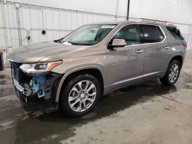 1GNEVJKW3JJ114088 - 2018 CHEVROLET TRAVERSE PREMIER TAN photo 1