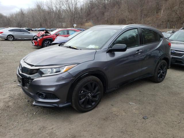 3CZRU6H10NM711109 - 2022 HONDA HR-V SPORT GRAY photo 1