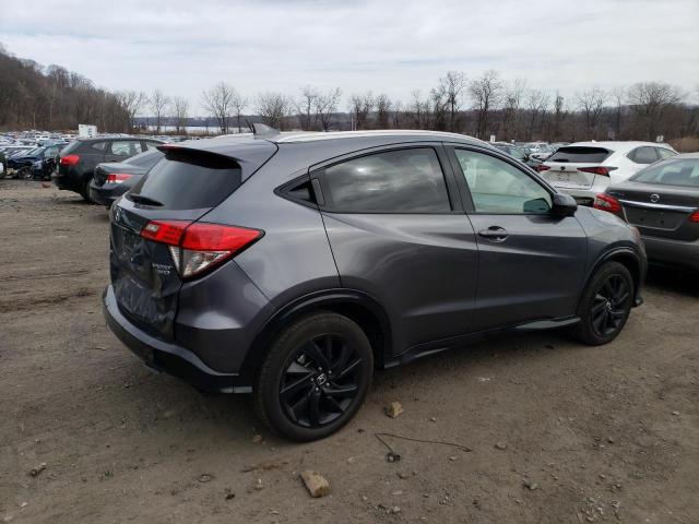 3CZRU6H10NM711109 - 2022 HONDA HR-V SPORT GRAY photo 3