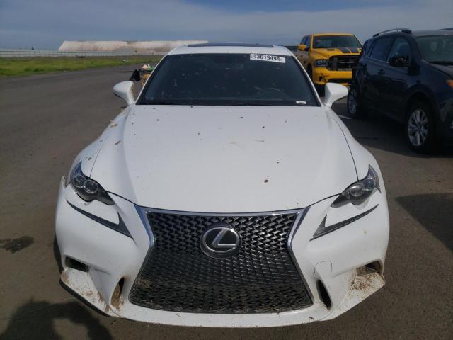 JTHBF1D25E5030273 - 2014 LEXUS IS 250 WHITE photo 5