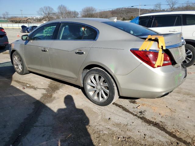 1G4GB5G39GF138869 - 2016 BUICK LACROSSE GOLD photo 2