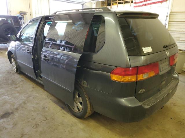 5FNRL18864B120293 - 2004 HONDA ODYSSEY EX GRAY photo 2