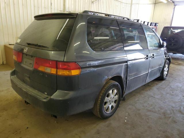 5FNRL18864B120293 - 2004 HONDA ODYSSEY EX GRAY photo 3