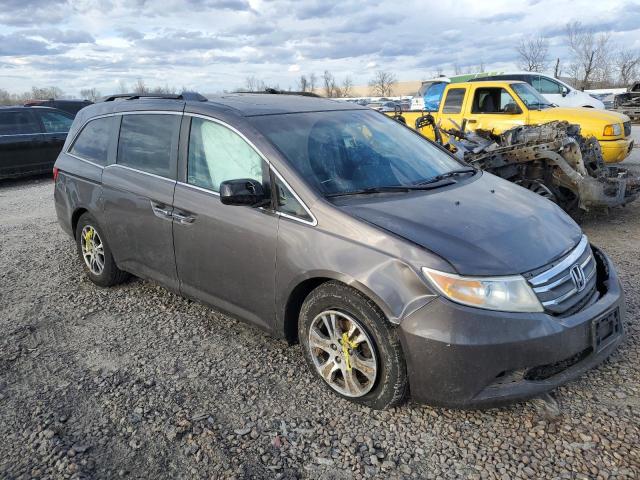 5FNRL5H62BB072228 - 2011 HONDA ODYSSEY EXL GRAY photo 4