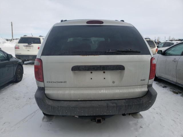 1B4GP25R42B601395 - 2002 DODGE CARAVAN SE SILVER photo 6