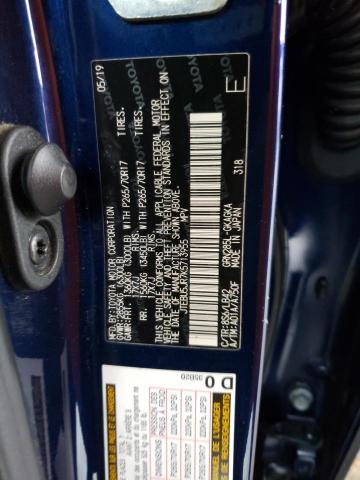 JTEBU5JR7K5713955 - 2019 TOYOTA 4RUNNER SR5 BLUE photo 13