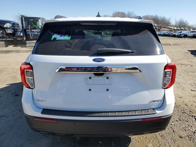 1FMSK8DH7MGB86999 - 2021 FORD EXPLORER XLT WHITE photo 6