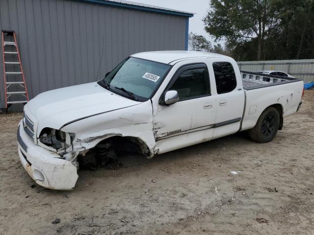 5TBRU34106S483536 - 2006 TOYOTA TUNDRA ACCESS CAB SR5 WHITE photo 1