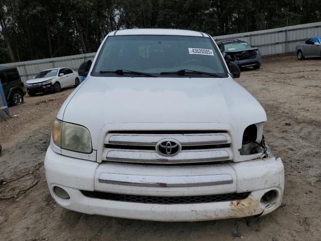 5TBRU34106S483536 - 2006 TOYOTA TUNDRA ACCESS CAB SR5 WHITE photo 5