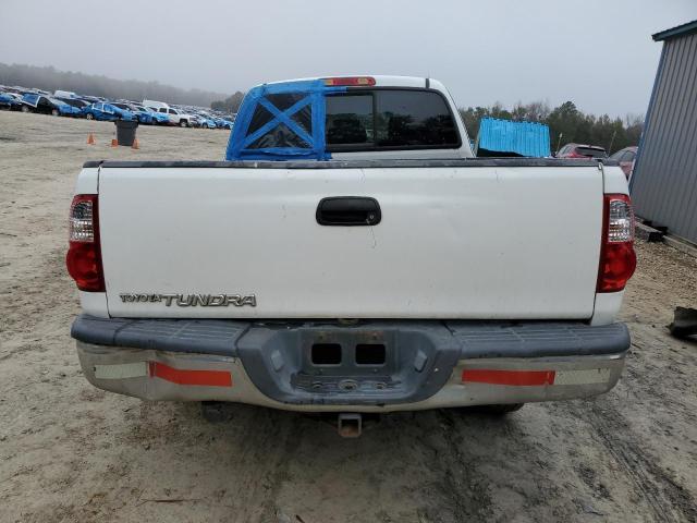 5TBRU34106S483536 - 2006 TOYOTA TUNDRA ACCESS CAB SR5 WHITE photo 6