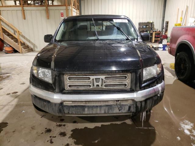 2HJYK16537H001053 - 2007 HONDA RIDGELINE RTL BLACK photo 5