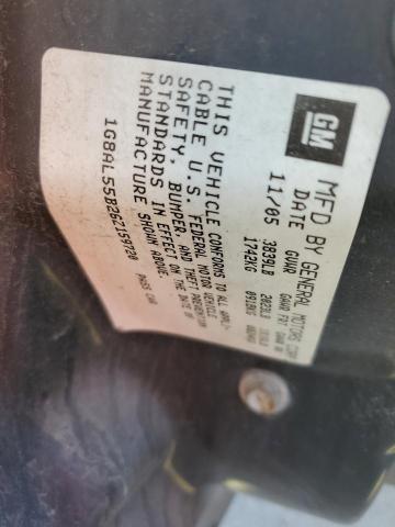 1G8AJ52F55Z142180 - 2005 SATURN ION LEVEL 2 BLACK photo 12