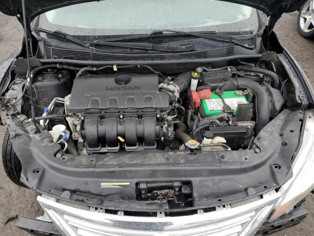 3N1AB7AP4FY345018 - 2015 NISSAN SENTRA S BLACK photo 11