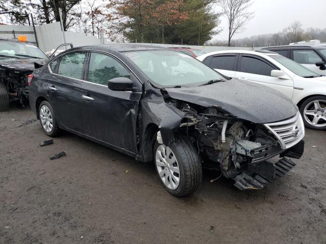 3N1AB7AP4FY345018 - 2015 NISSAN SENTRA S BLACK photo 4