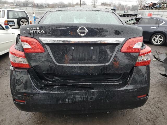 3N1AB7AP4FY345018 - 2015 NISSAN SENTRA S BLACK photo 6