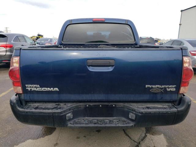 5TEJU62N96Z305820 - 2006 TOYOTA TACOMA DOUBLE CAB PRERUNNER BLUE photo 6