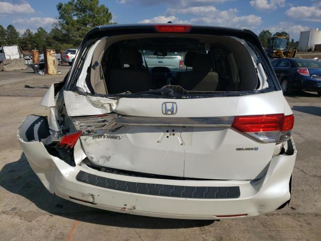 5FNRL5H6XEB056279 - 2014 HONDA ODYSSEY EXL WHITE photo 6