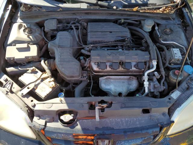 2HGES26772H513083 - 2002 HONDA CIVIC EX BLACK photo 11