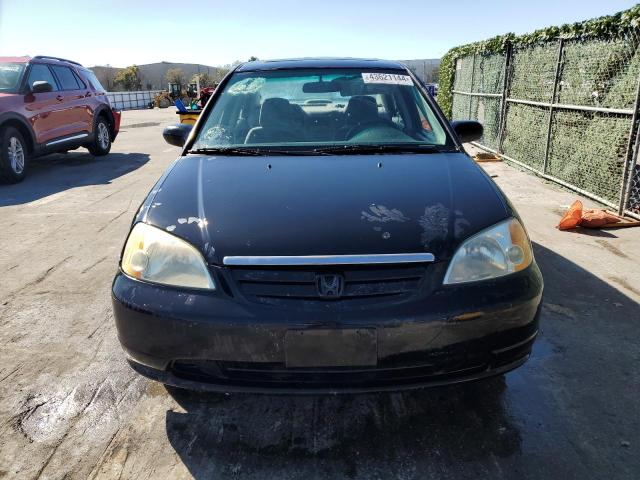 2HGES26772H513083 - 2002 HONDA CIVIC EX BLACK photo 5