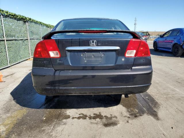 2HGES26772H513083 - 2002 HONDA CIVIC EX BLACK photo 6