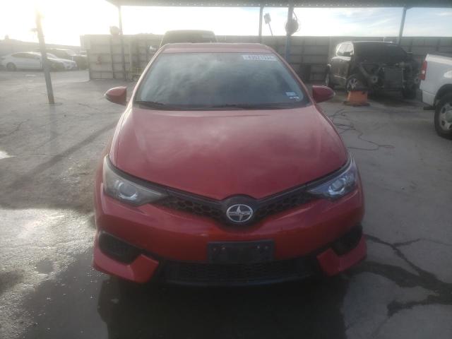 JTNKARJE0GJ509767 - 2016 TOYOTA SCION IM RED photo 5