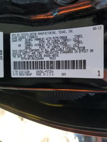 5TFAY5F19EX326484 - 2014 TOYOTA TUNDRA CREWMAX PLATINUM 黑色 照片 12