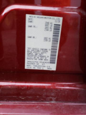 1N4AZ1CP5KC304909 - 2019 NISSAN LEAF S RED photo 14